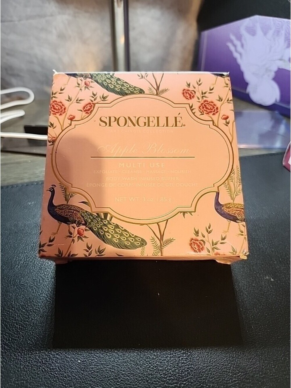 SPONGELLE BODY WASH INFUSED BODY BUFFER - APPLE BLOSSOM (NIB)
